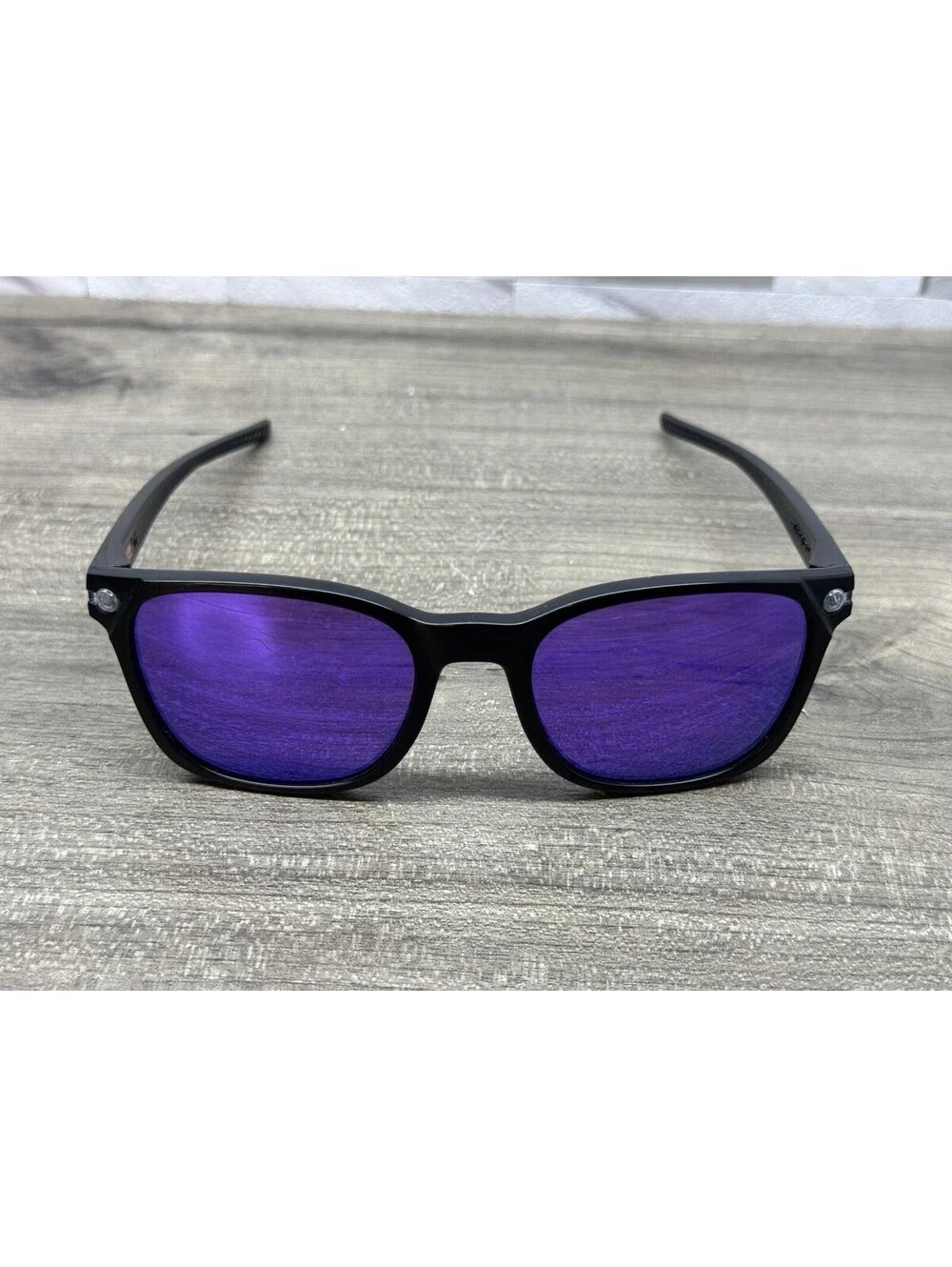 Oakley OJECTOR 9018-0355 Sunglasses Matte Black w/Prizm Violet Iridium **READ**